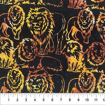 Banyan BatiksOn The Wild Side Batik Quilt Fabric Wild OrangeFabric