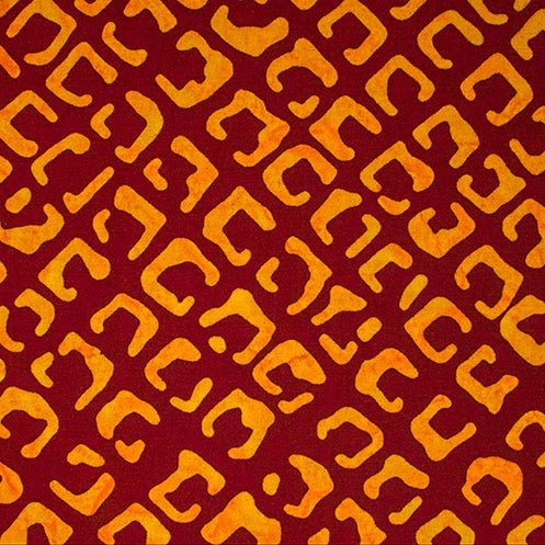 Banyan BatiksColor Blocking Batik Quilt Fabric C's BrownFabric