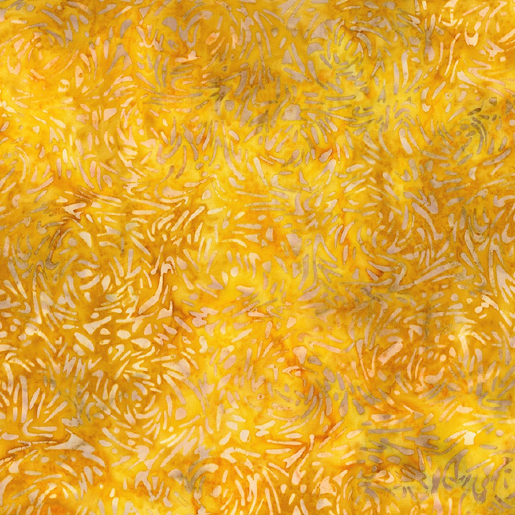 Banyan BatiksBanyan BFFs Basics Batik Quilt Fabric Sunshine YellowFabric