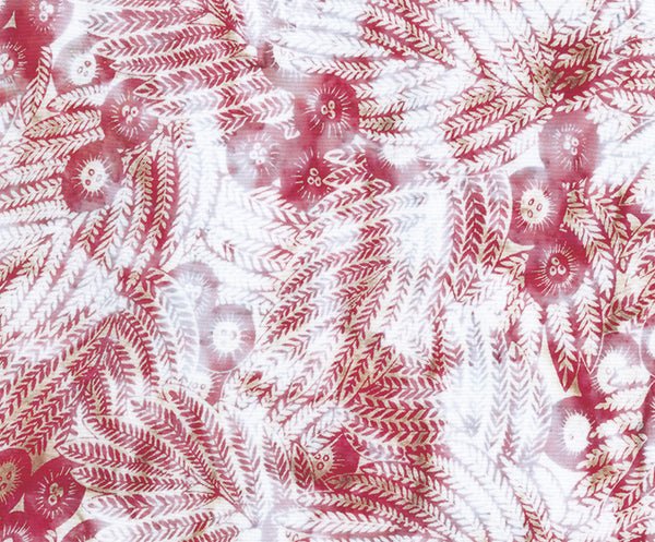 Banyan BatiksLove To Wear RAYON Batik Feathers Dk PinkFabric