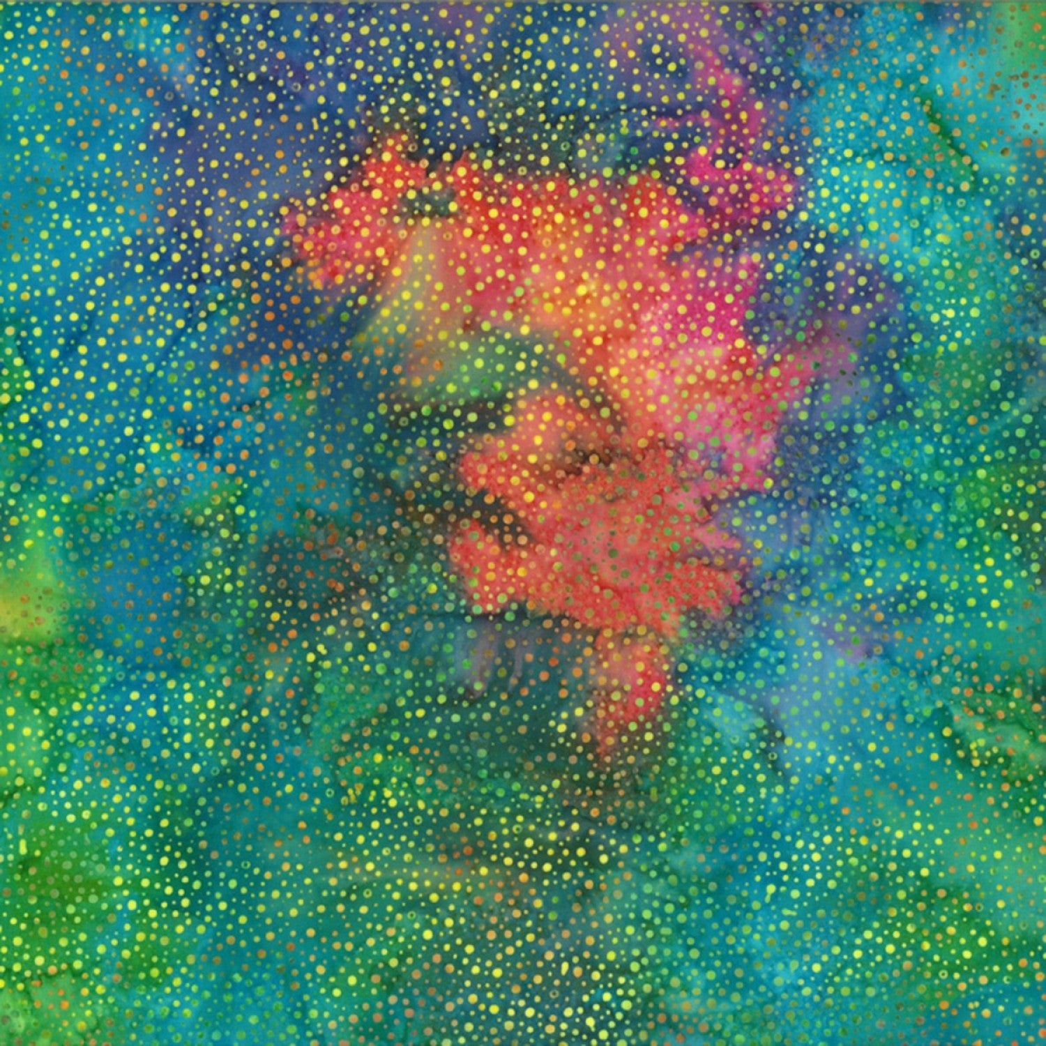 Hoffman FabricsBali Batik Quilt Fabric Dots 130 MultiFabric