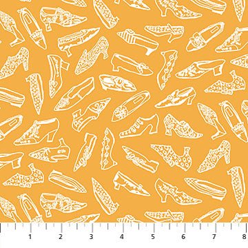 FIGO FabricsPromenade Shoe Toss OrangeFabric