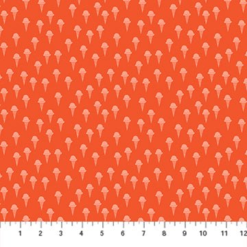 FIGO FabricsSqueeze Ice Cream Cone RedFabric