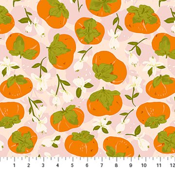 FIGO FabricsSummer's End Quilt Fabric Persimmons OrangeFabric