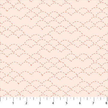 Hand Stitched Quilt Fabric Stitches Pink