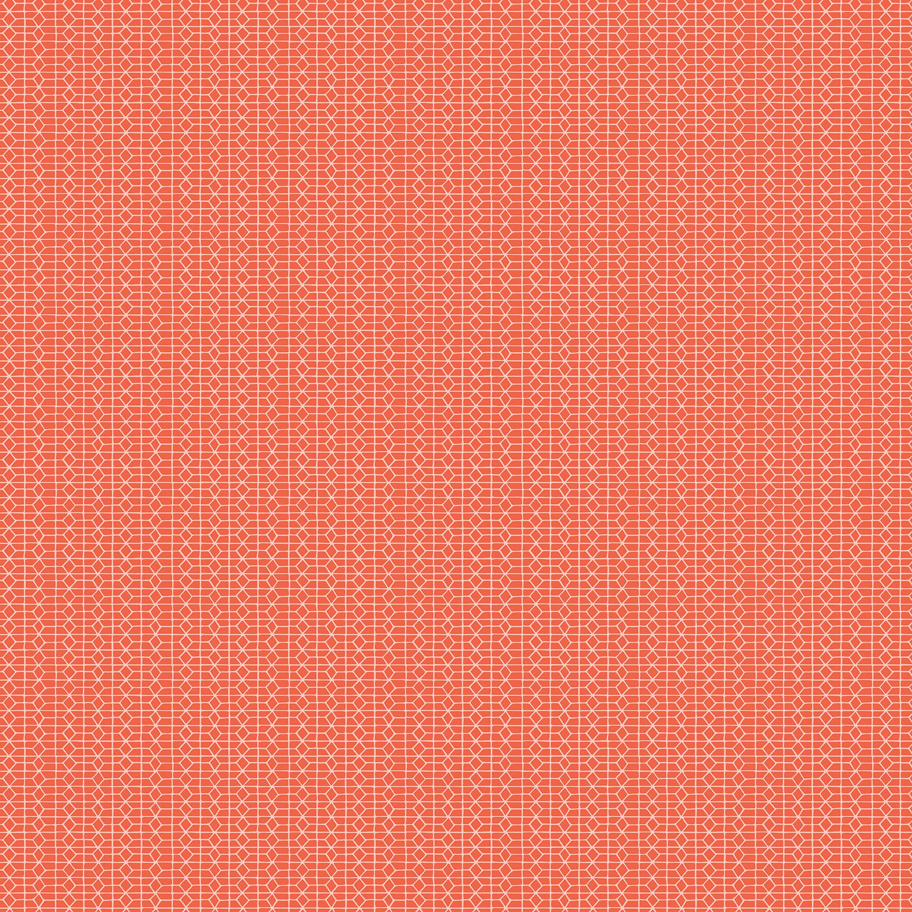 FIGO FabricsHand Stitched Quilt Fabric Hexies RedFabric