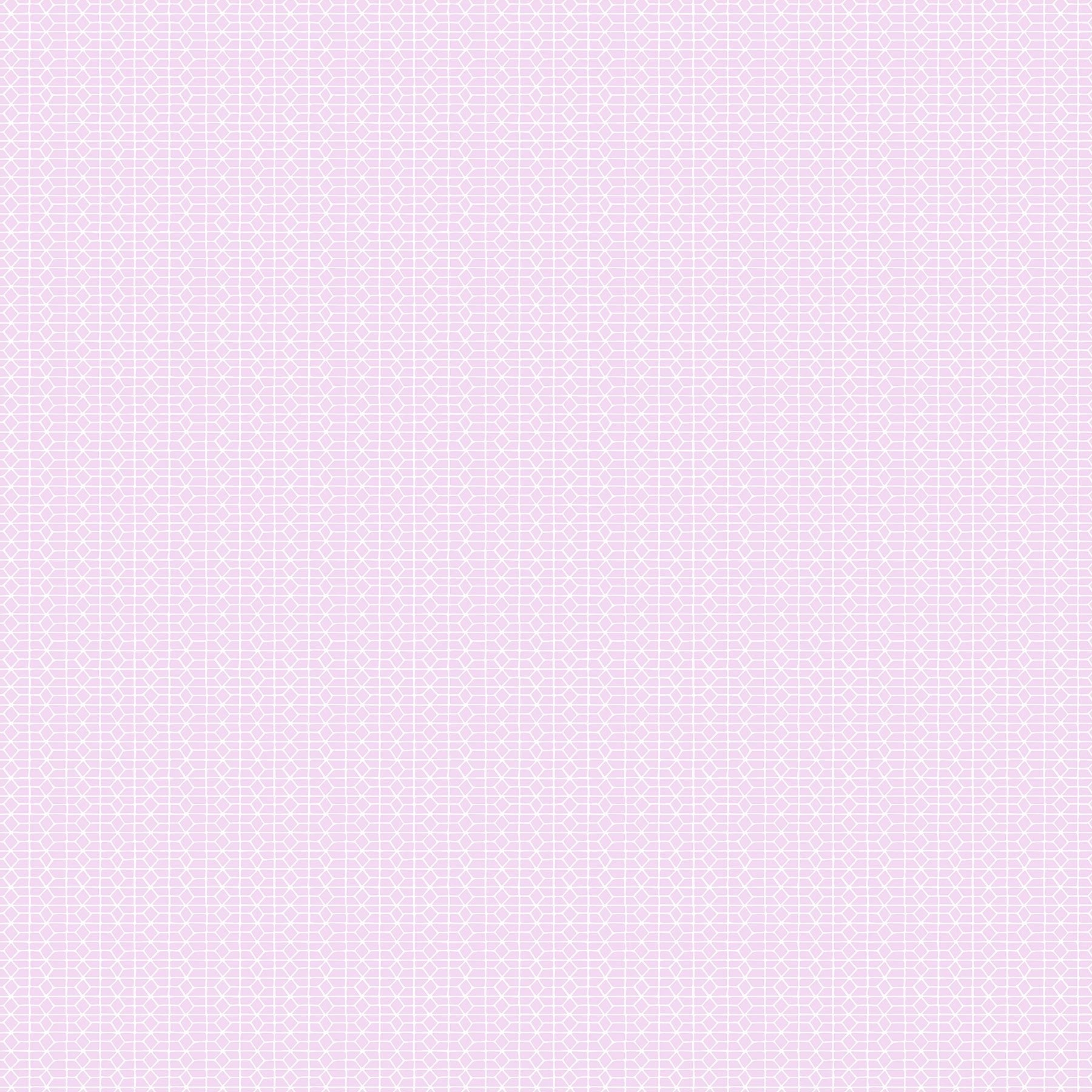 FIGO FabricsHand Stitched Quilt Fabric Hexies LilacFabric