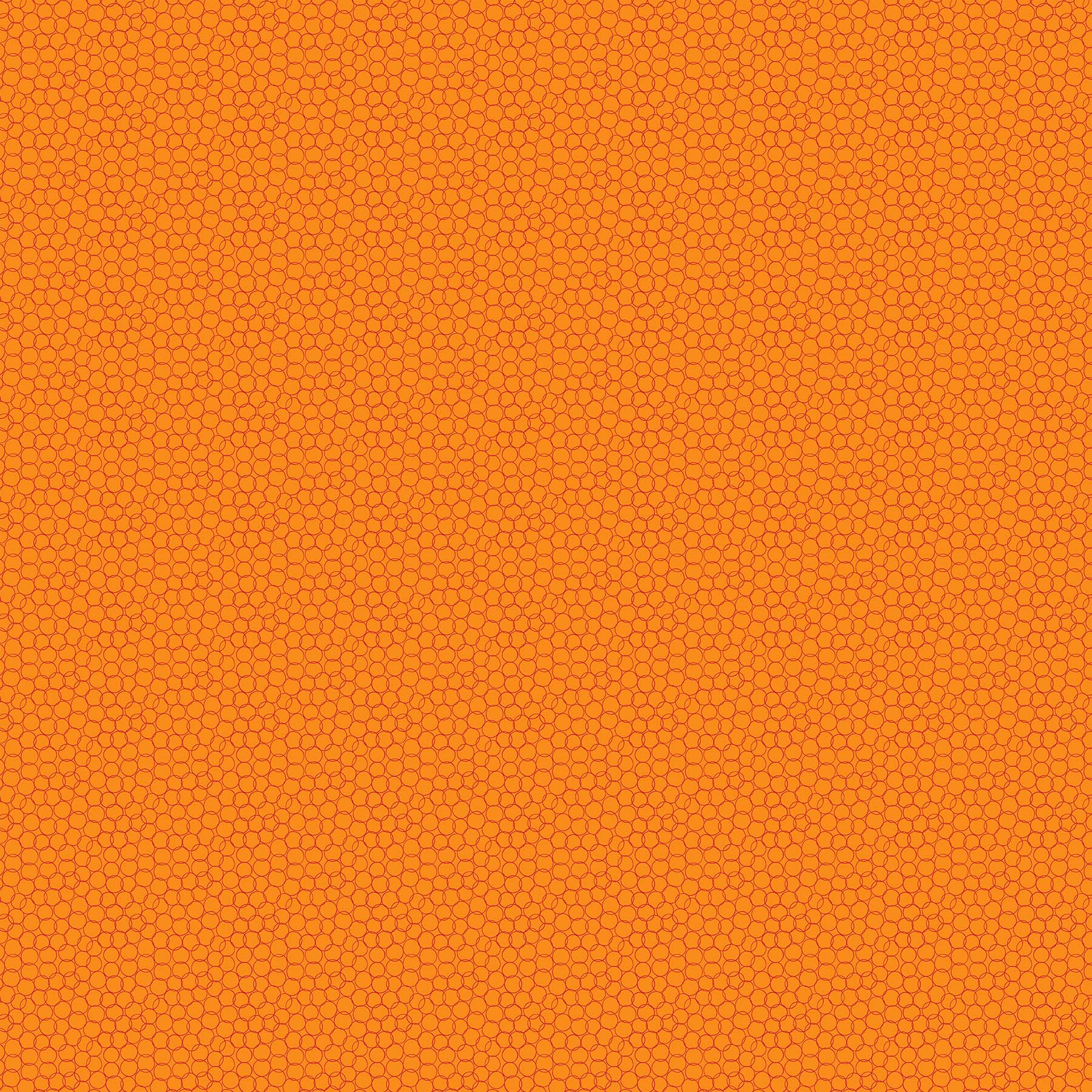 FIGO FabricsGrow Quilt Fabric Bubbles OrangeFabric