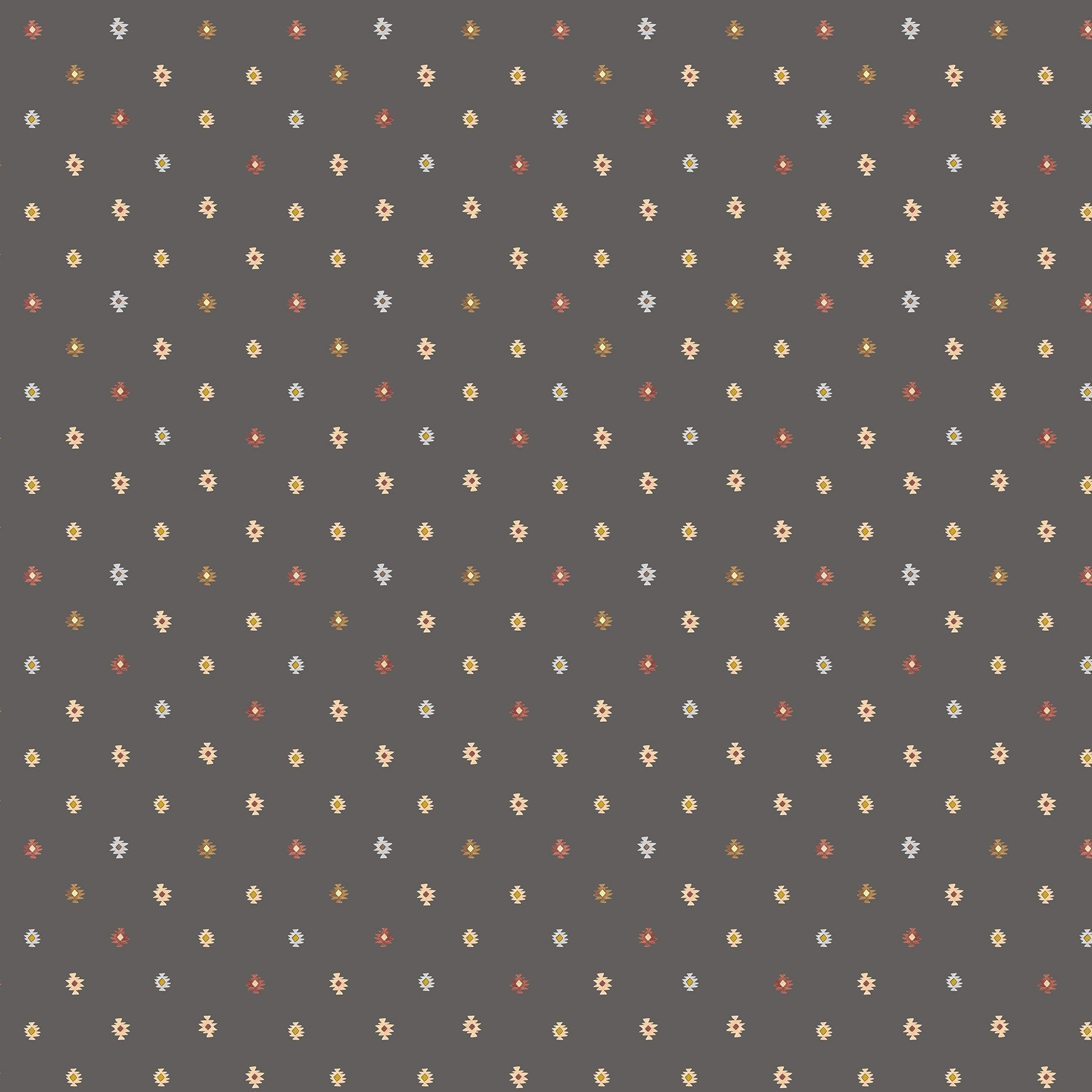 FIGO FabricsWild West Diamonds GreyFabric