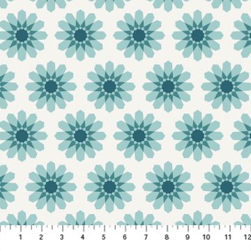 FIGO FabricsMore Pie? Table Cloth TealFabric
