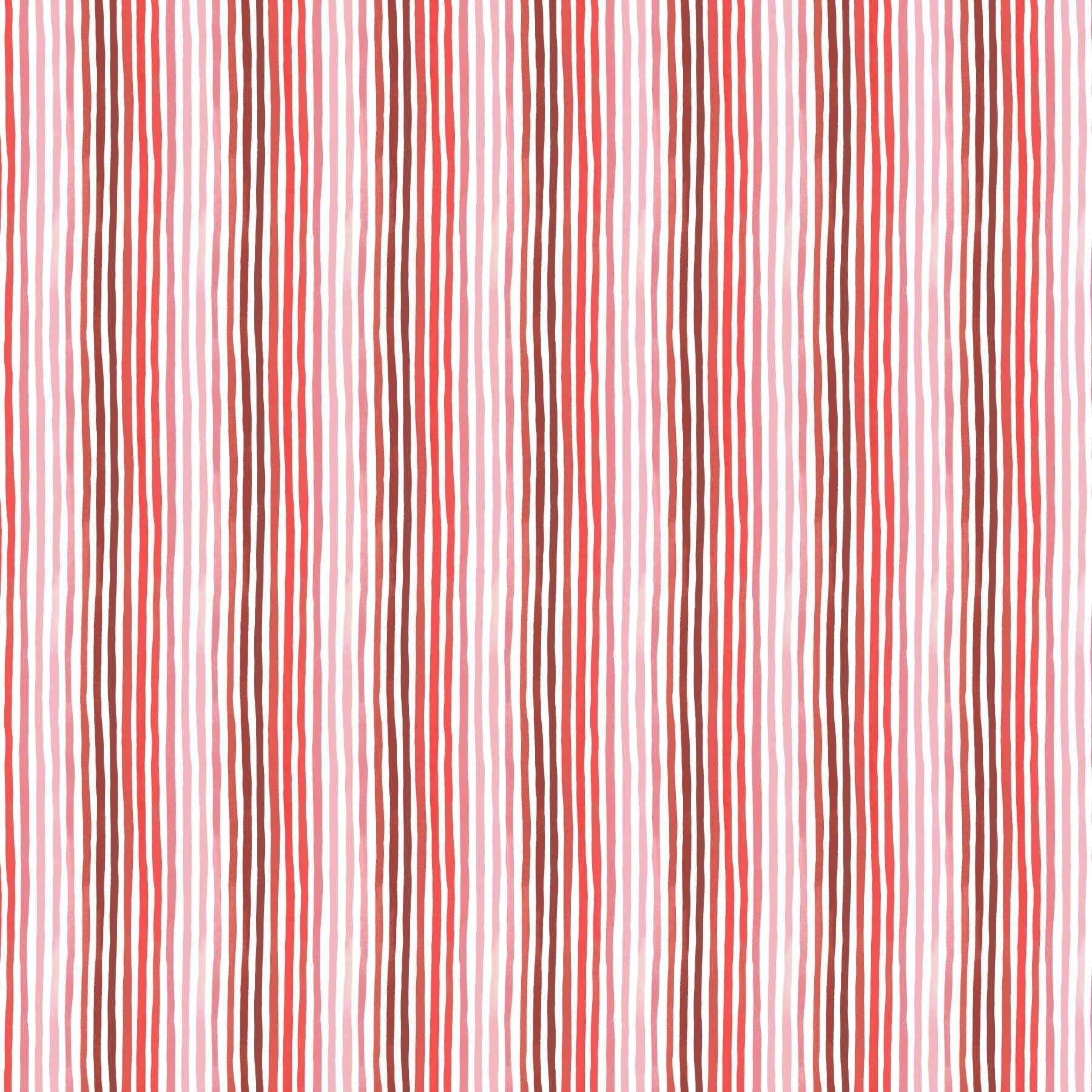 FIGO FabricsRoses are Red Stripe RedFabric