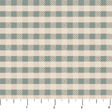 FIGO FabricsWild Cottage Gingham BlueFabric