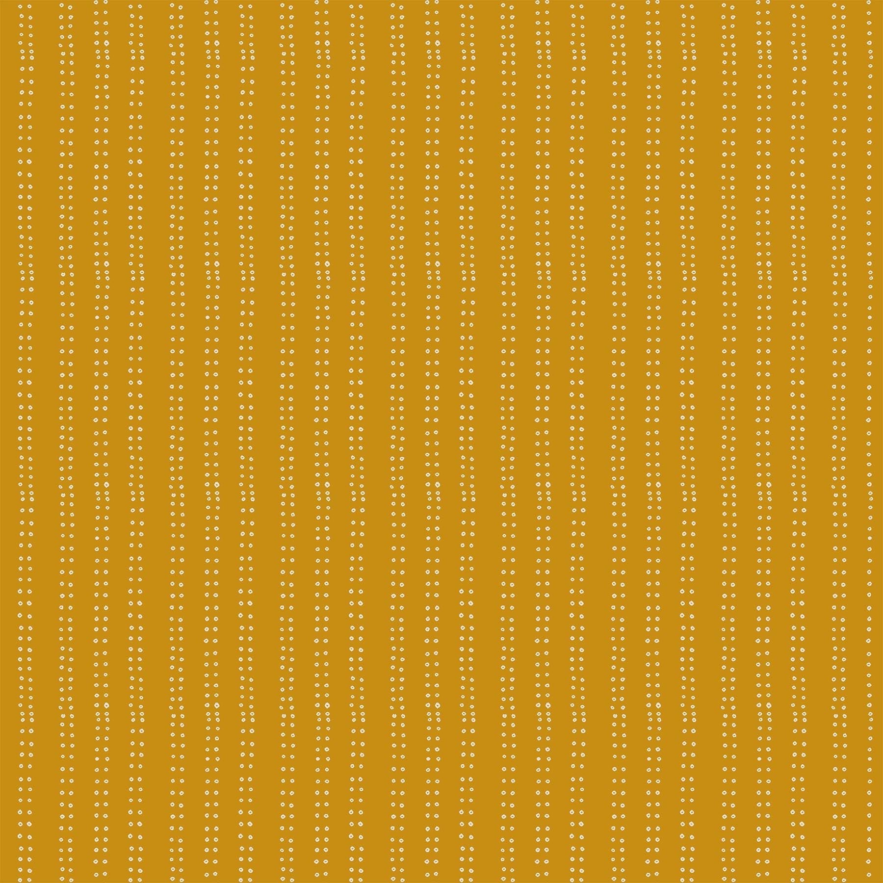 FIGO FabricsWild Cottage Quilt Fabric Dots GoldFabric