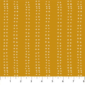 FIGO FabricsWild Cottage Quilt Fabric Dots GoldFabric