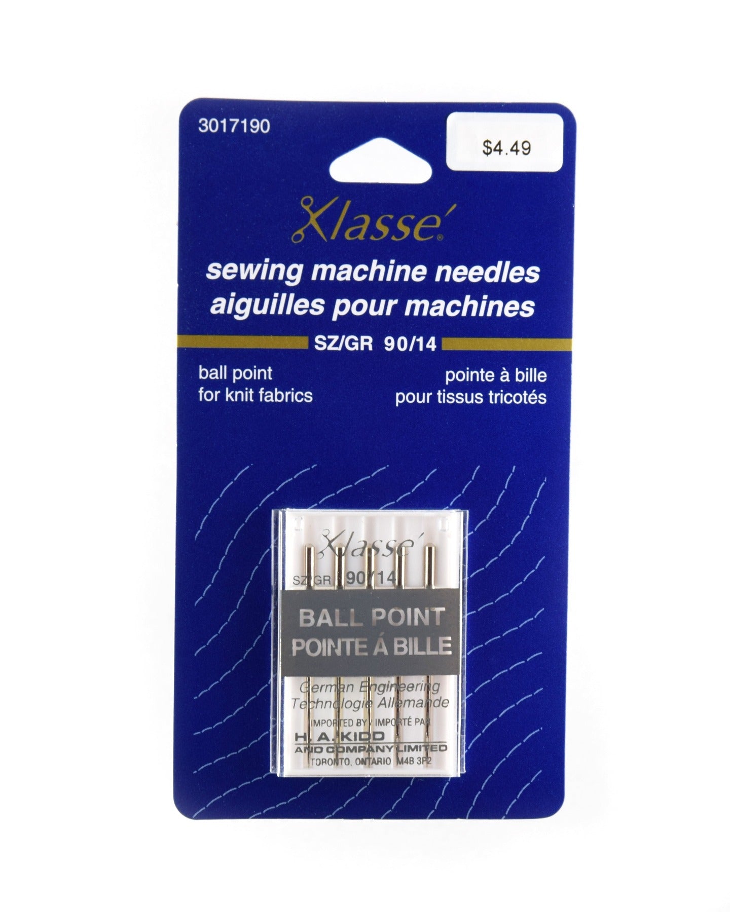 Klassé 5ct Ballpoint Needles 90/14 (10399877129)