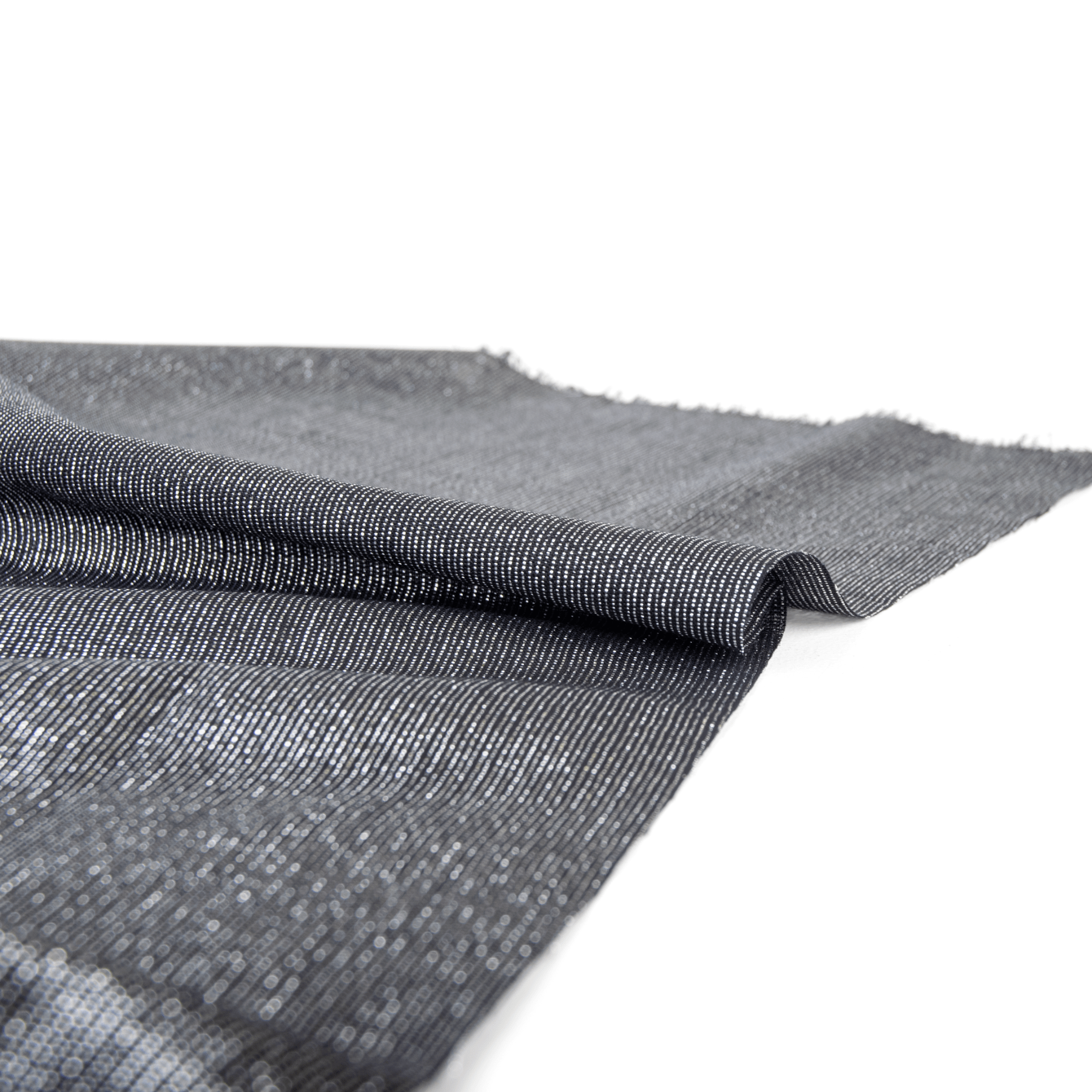 NorthcottLurex Woven Black SilverFabric