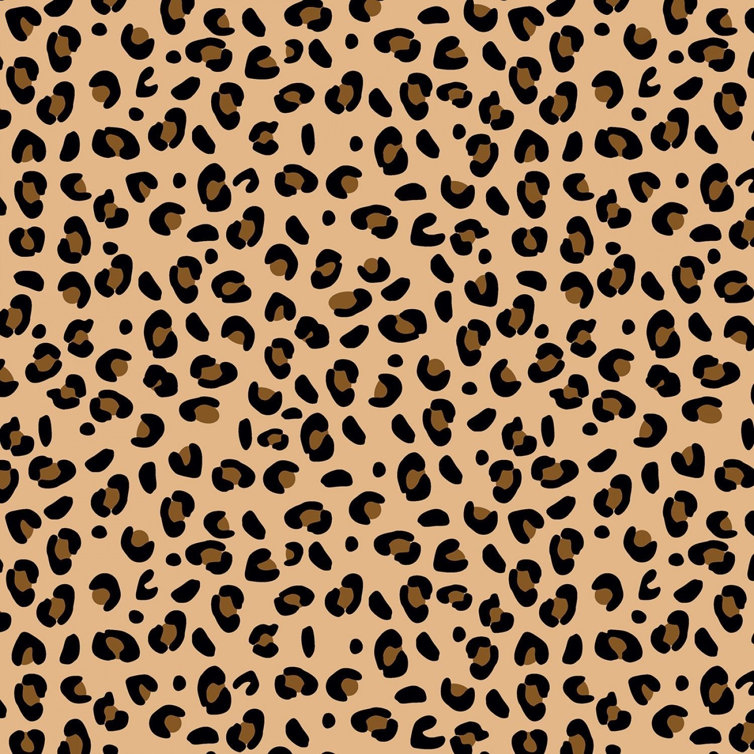 Riley Blake DesignsSpotted Leopard Quilt Fabric TanFabric
