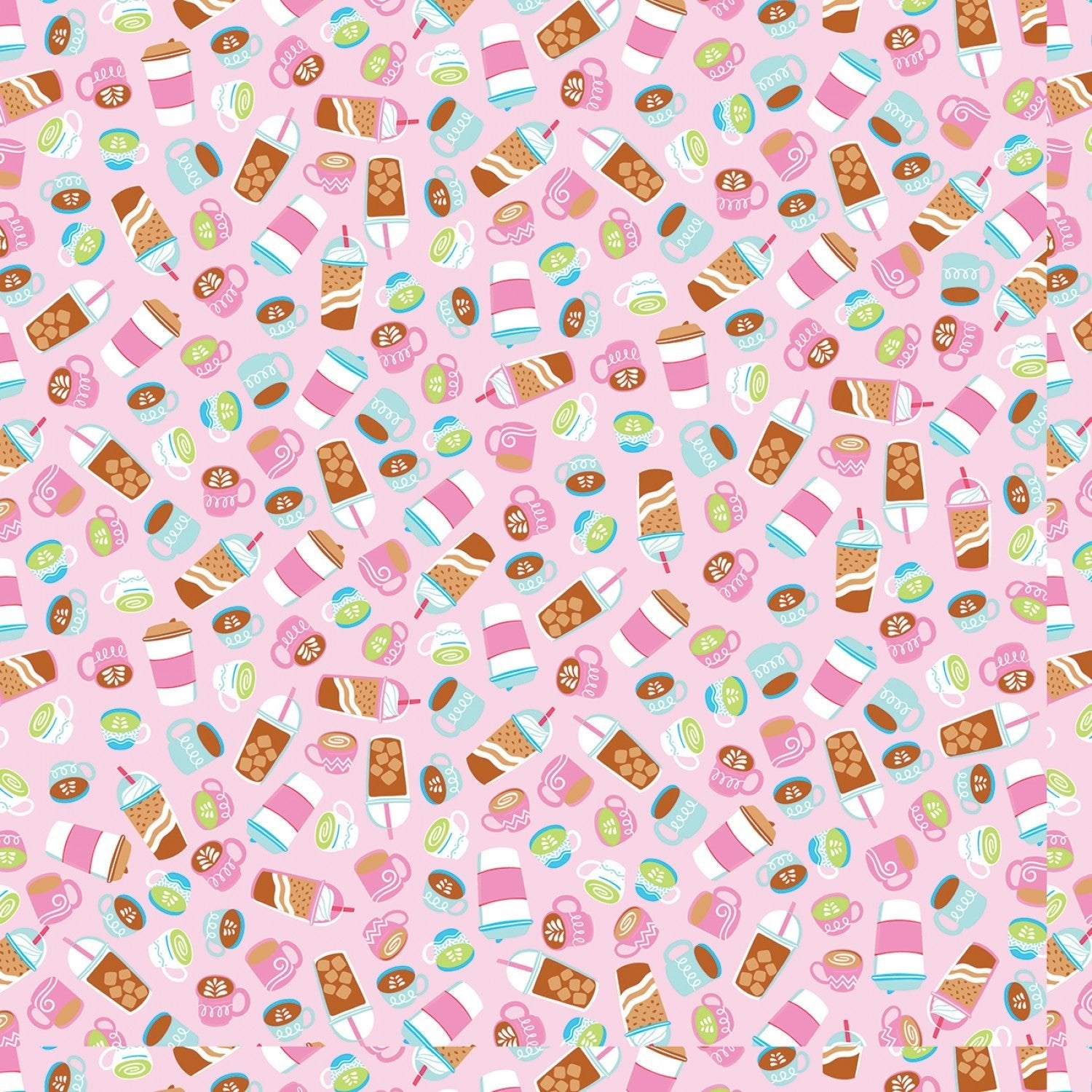 Riley Blake DesignsRainbowfruit Quilt Fabric Drinks PetalpinkFabric