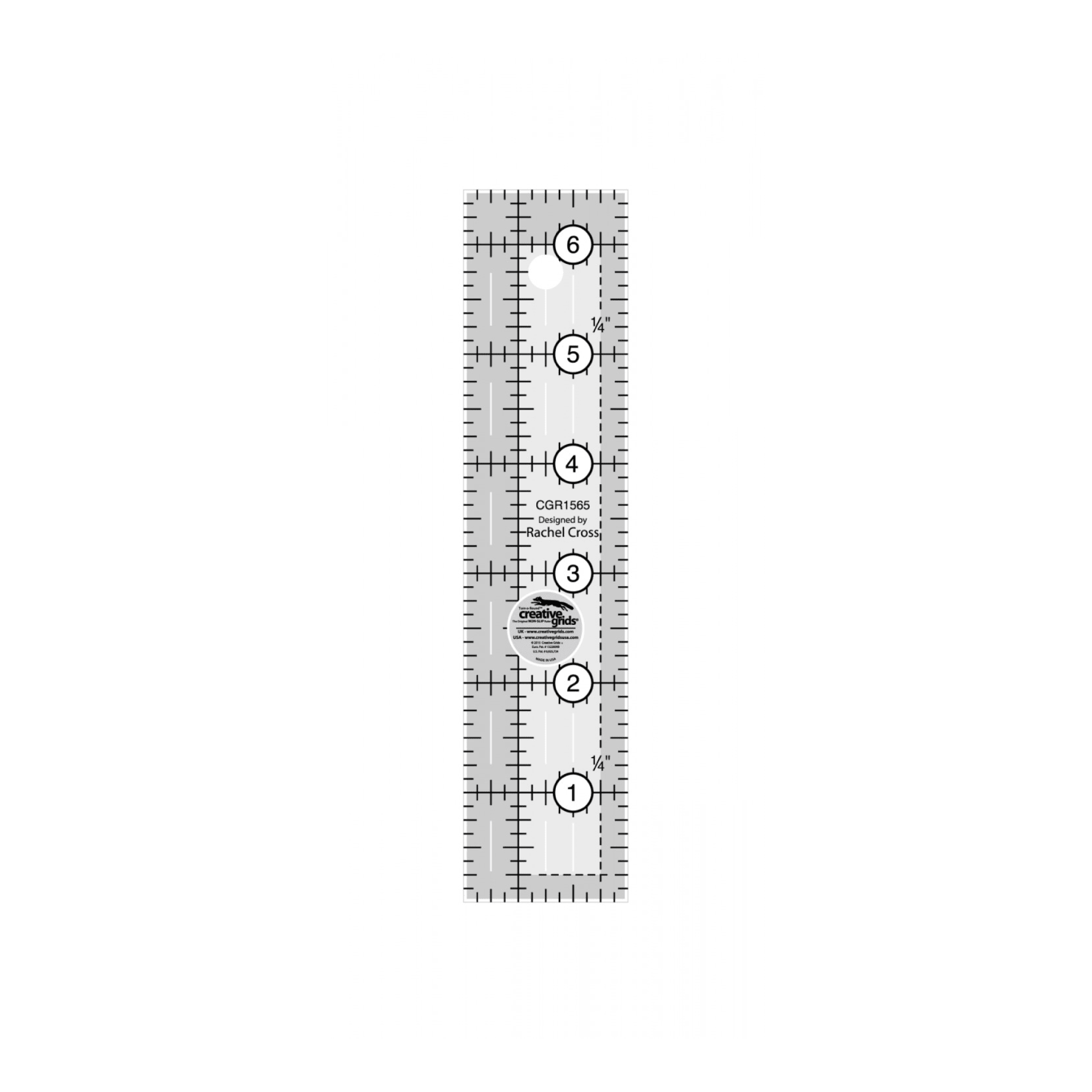 Creative Grids1½in. x 6½in. Non - Slip Quilt RulerRulers