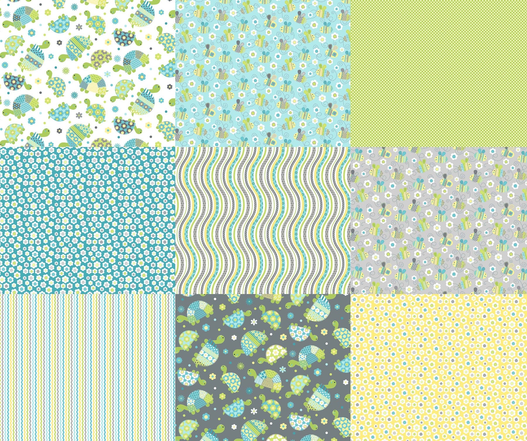 Itsy Bitsy Project Fabric Panel Bundle of Love
