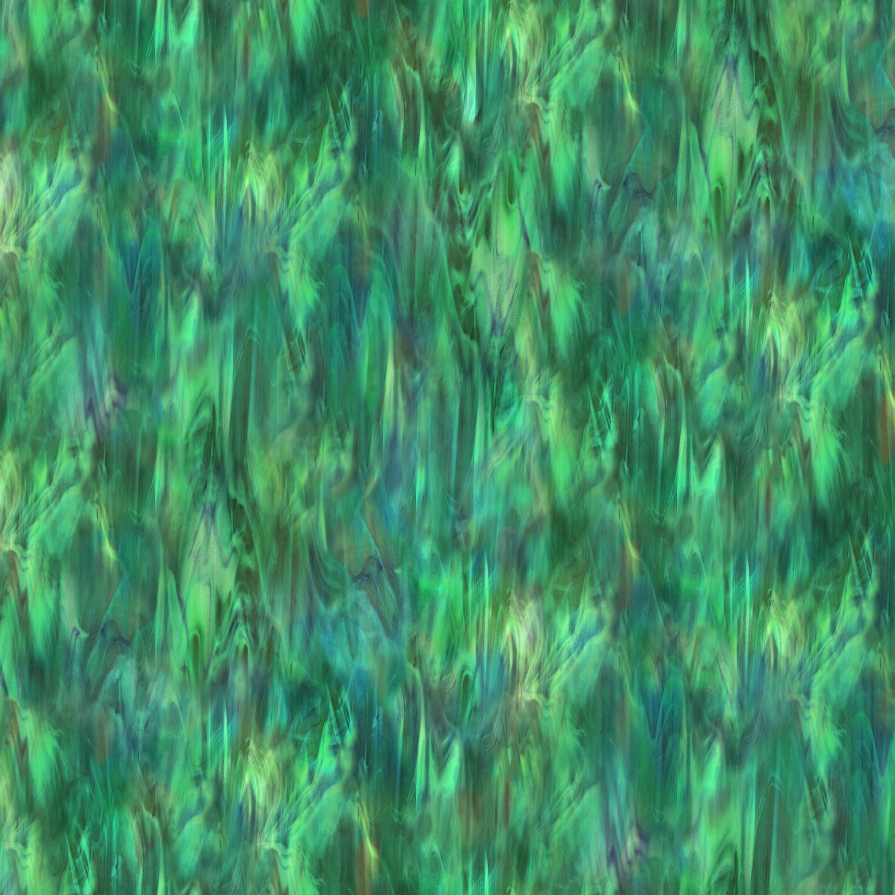 NorthcottSpirit of Love Quilt Fabric Stained Glass Dk GreenFabric