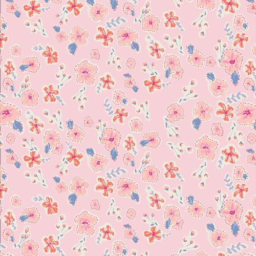 Tails & Threads Quilt Fabric Sweetly Sewn FLANNEL