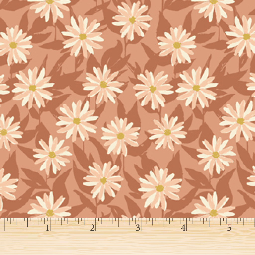 Art Gallery FabricsHer & History Rye and Pumpernickel Ida's Pressed FlowersFabric