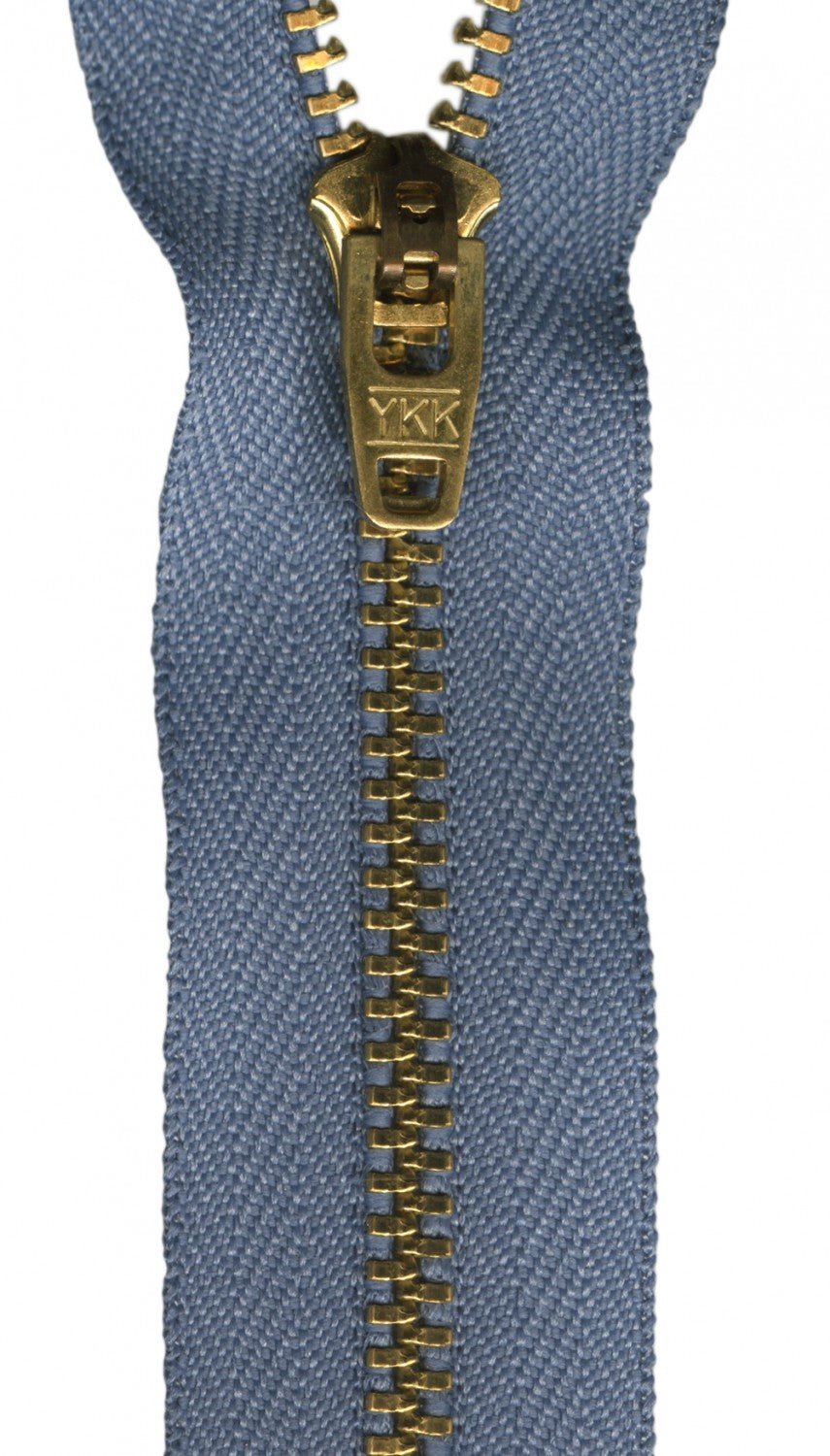 YKK5in. Metal Jean Zipper Faded BlueZippers