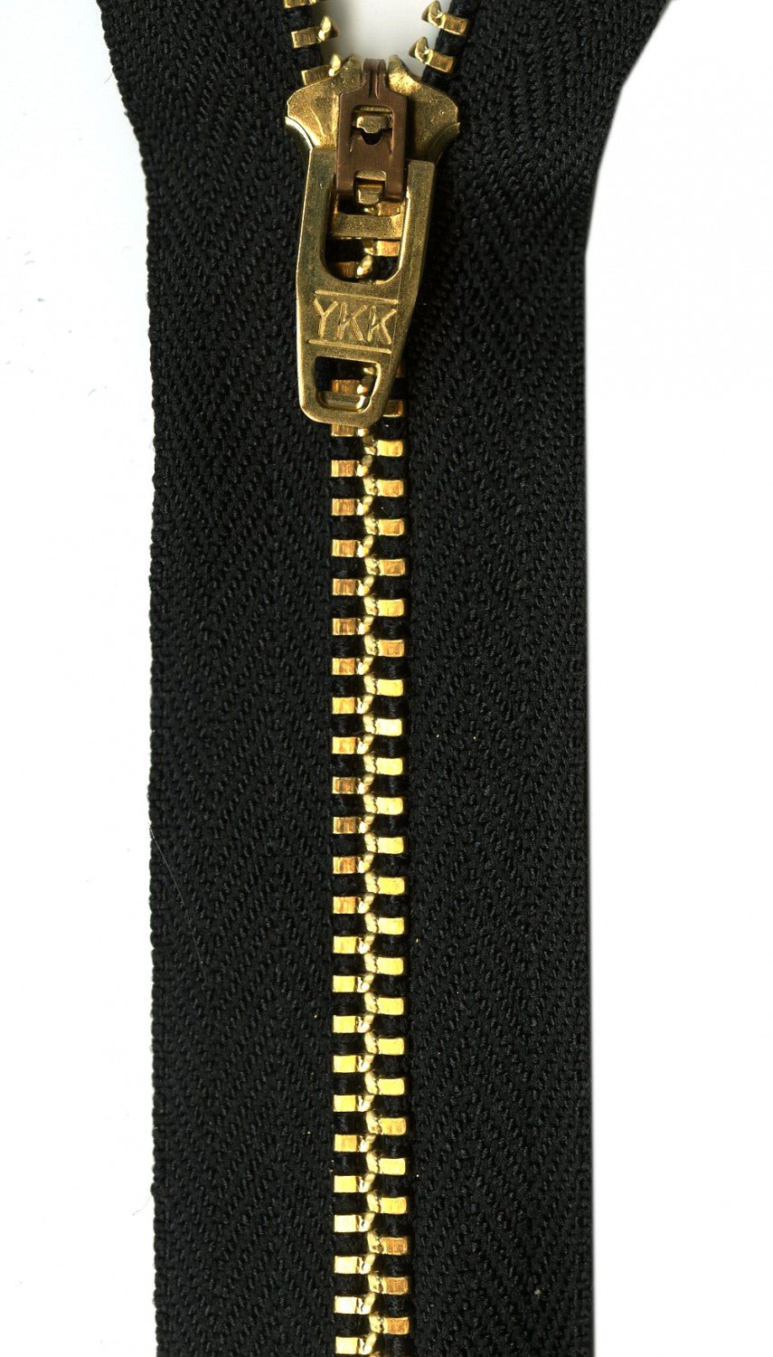 YKK7in. Metal Jean Zipper BlackZippers