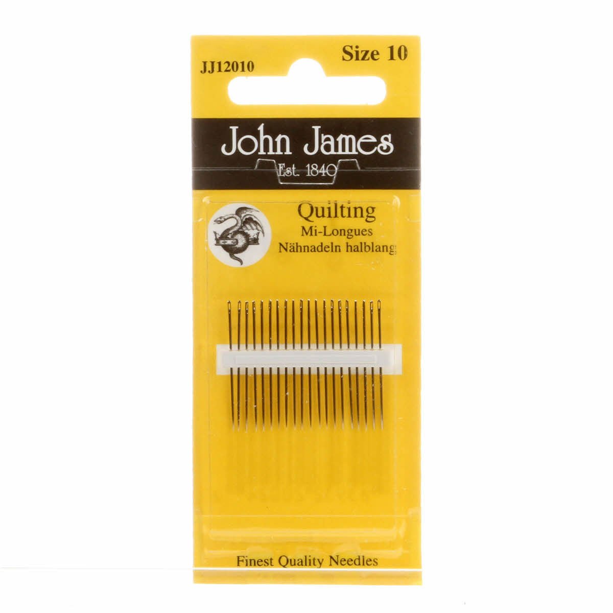 John JamesHand Quilting Needles 12ctHand - Sewing Needles