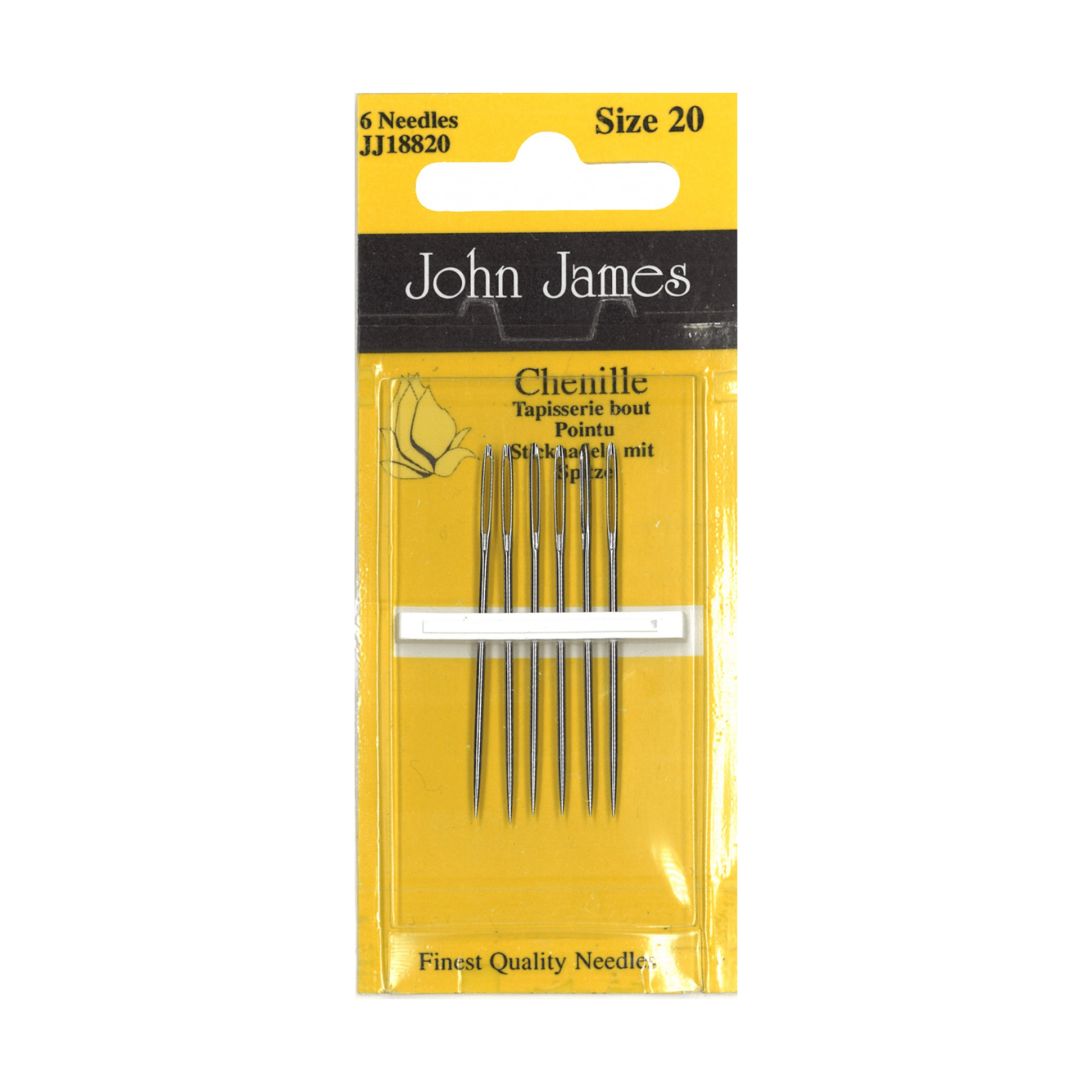 John JamesChenille Embroidery Needles 6ctHand - Sewing Needles