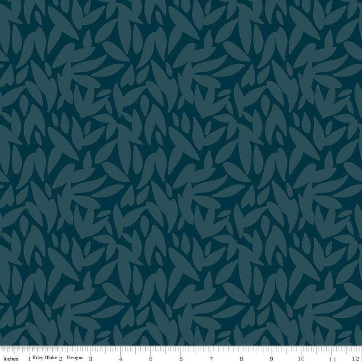 Riley Blake DesignsRBD Designer Knit Jersey Leaves MidnightFabric