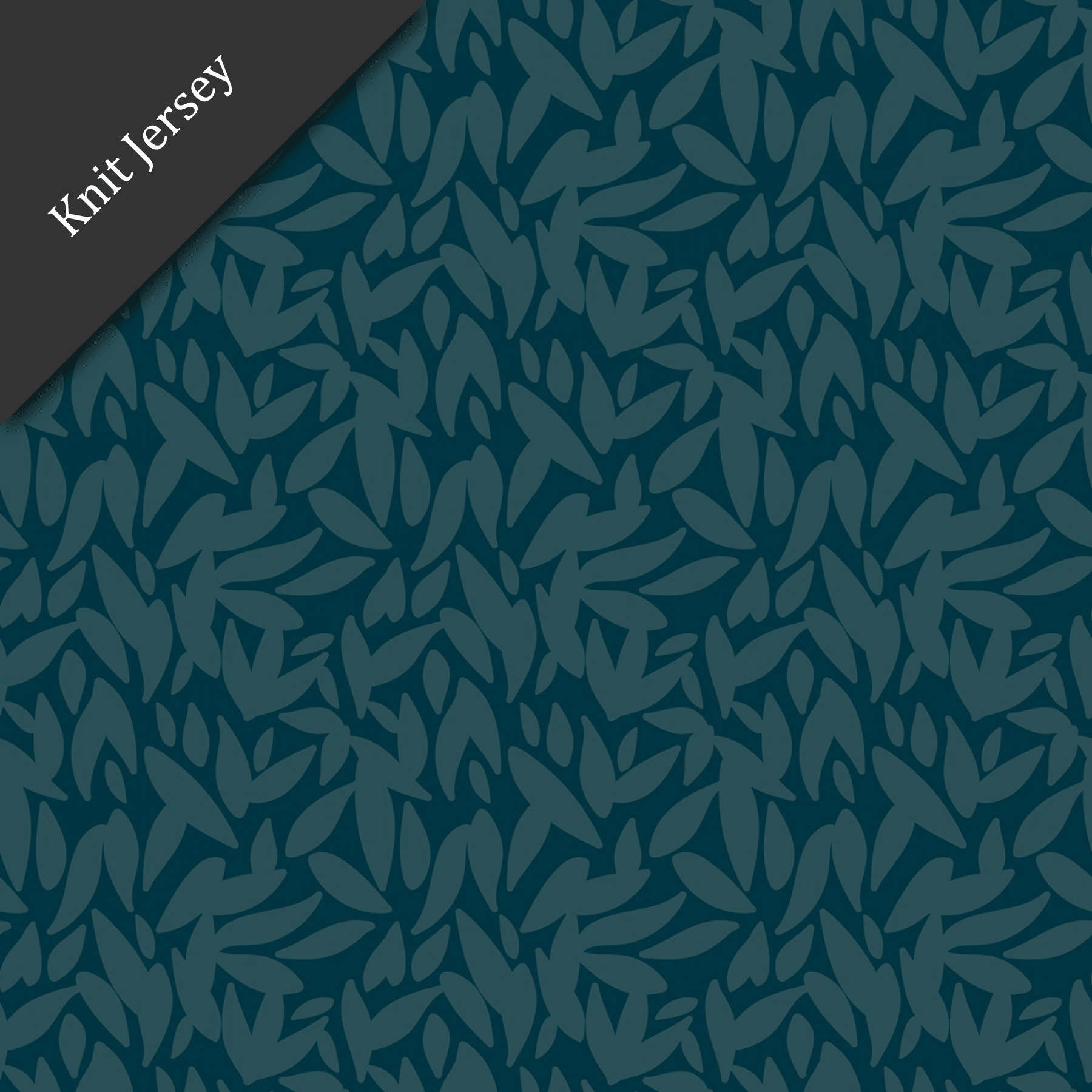 Riley Blake DesignsRBD Designer Knit Jersey Leaves MidnightFabric