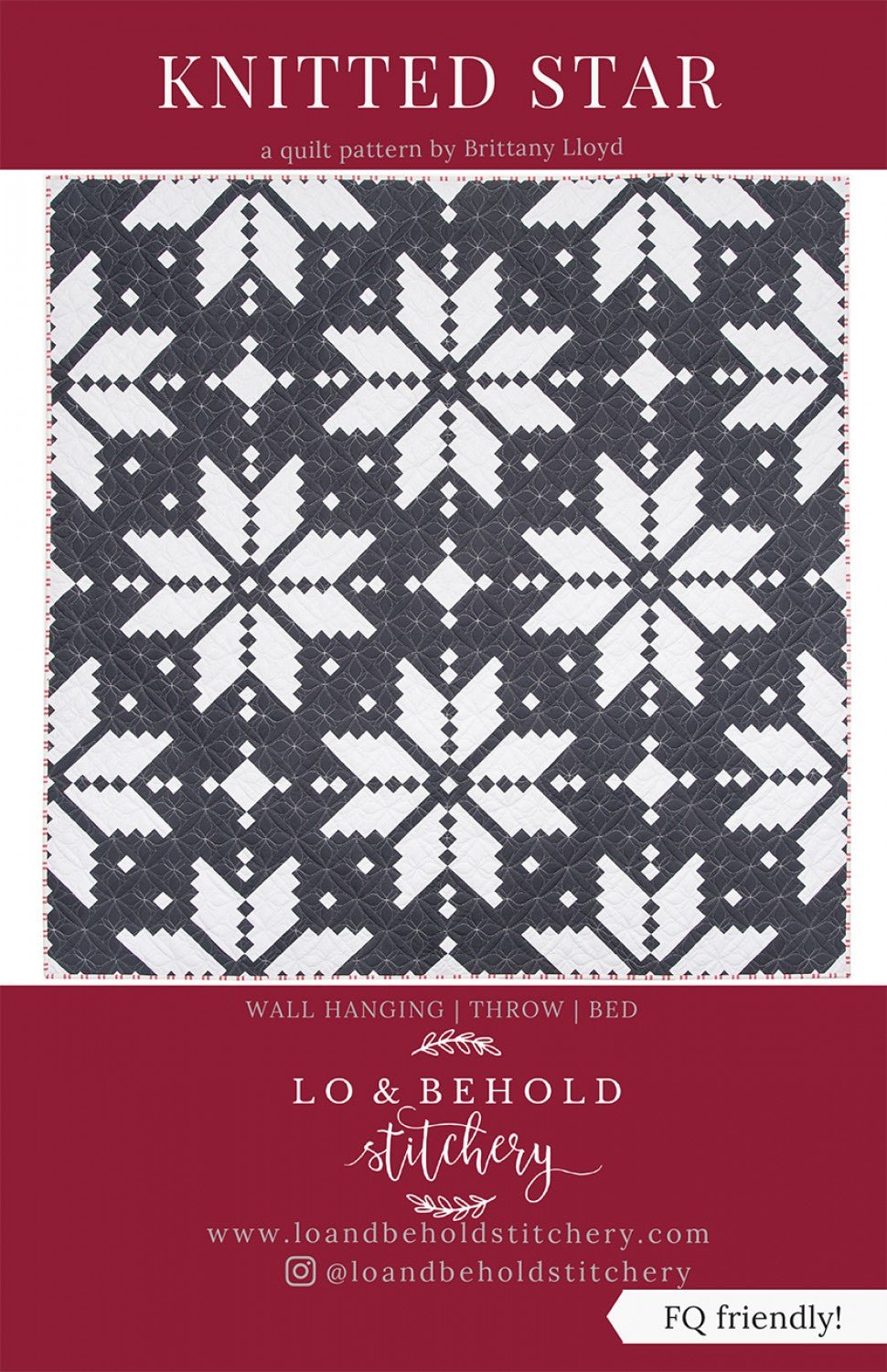 Lo & Behold StitcheryKnitted Star Quilt PatternQuilt Patterns