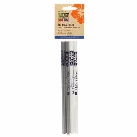 RoxanneQuilter's Choice Chalk Pencils 4pkFabric Marking