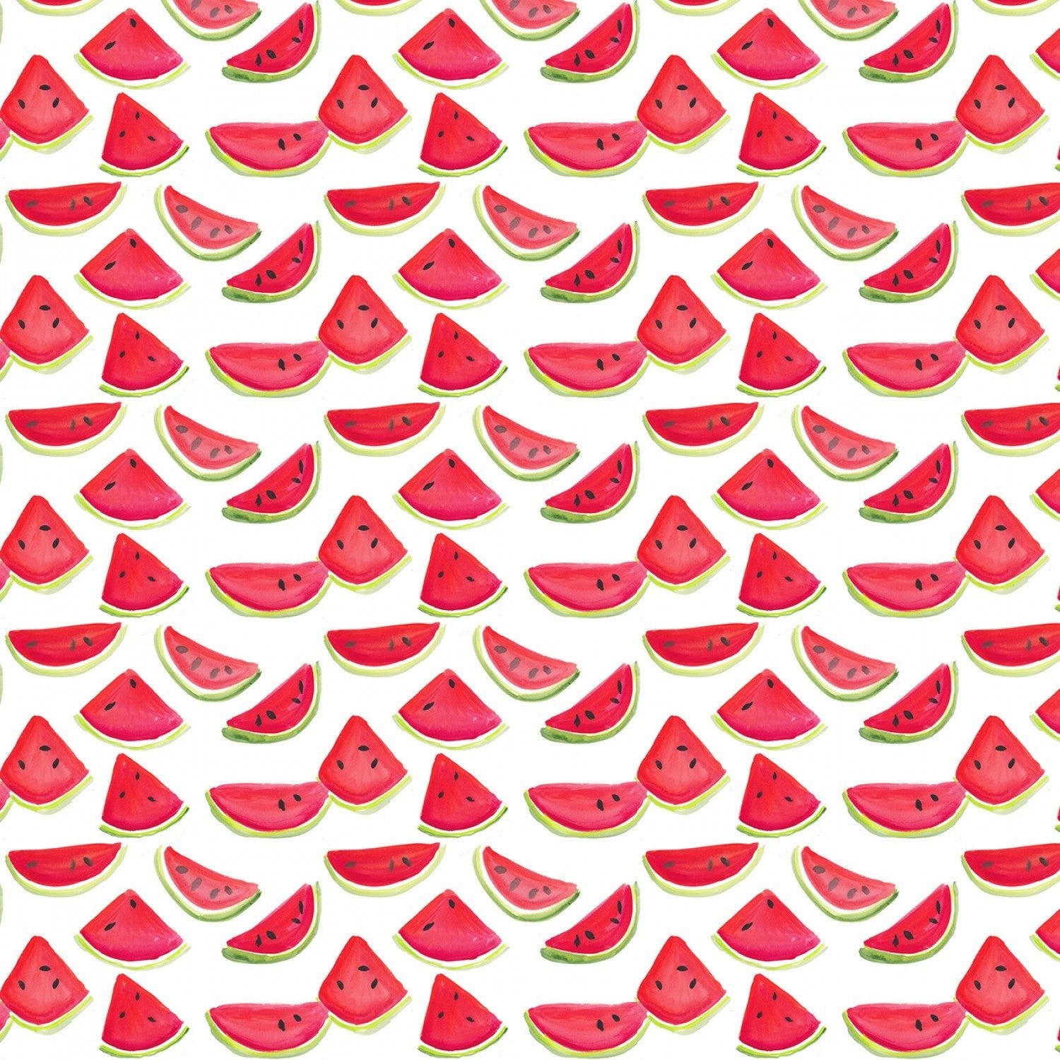 Dear StellaSummertime Watermelon WhiteFabric