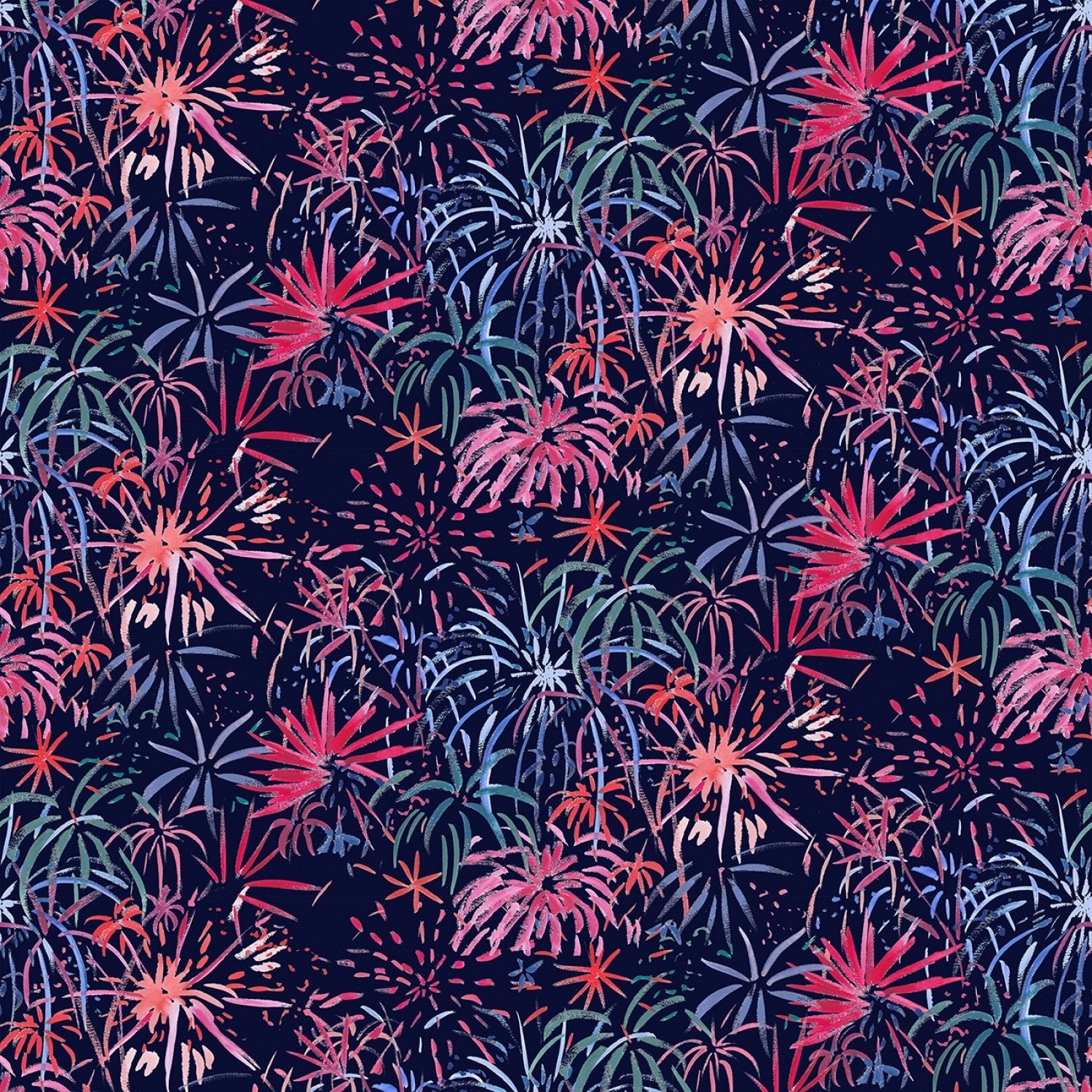 Dear StellaSummertime Fireworks NavyFabric