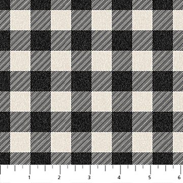 NorthcottWest Creek Wovens Clarkston Off White BlackFabric