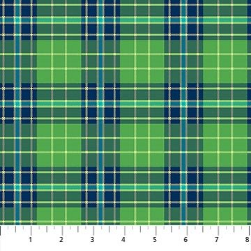 NorthcottPiccadilly Large Plaid GreenFabric