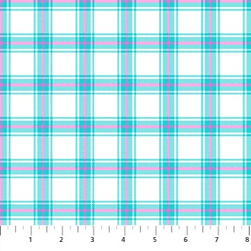 Piccadilly Small Plaid White