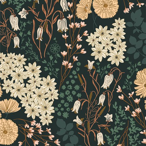 Art Gallery FabricsWild Forgotten Bluebells & Buttercups LarkFabric