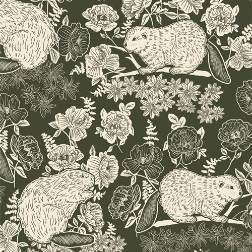 Art Gallery FabricsWild Forgotten Beaver & Bloom SycamoreFabric