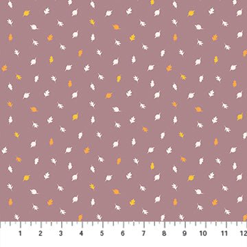FIGO FabricsSummer's End Quilt Fabric Kits Leaves LilacFabric