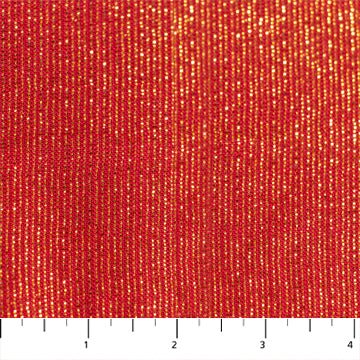 NorthcottLurex Woven Red GoldFabric