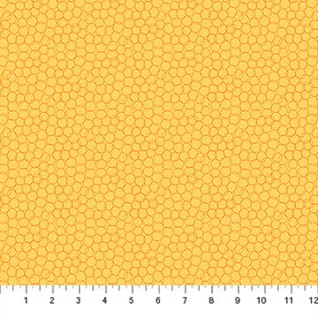 FIGO FabricsGrow Quilt Fabric Bubbles YellowFabric