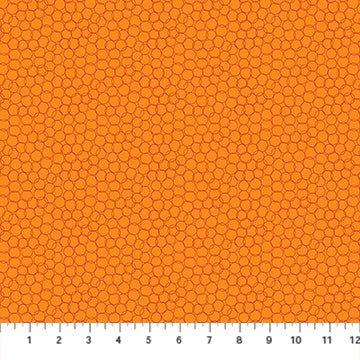 FIGO FabricsGrow Quilt Fabric Bubbles OrangeFabric