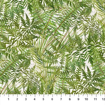 NorthcottTenderwood Fabric Fern Toss GreenFabric