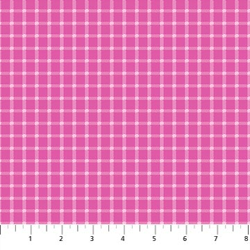 NorthcottDreamland Quilt Fabric Check PinkFabric