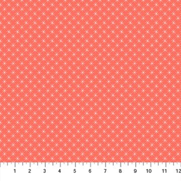FIGO FabricsPrickly Pear Cactus Bloom PeachFabric