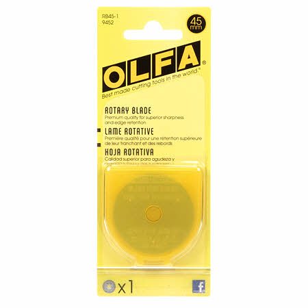 OLFA45mm Blade Refill - 1pkRotary Blade Refills